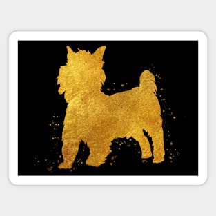 Yorkshire Terrier golden art Magnet